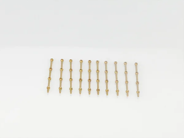 3 Hole Stanchion - Brass 30mm (10)