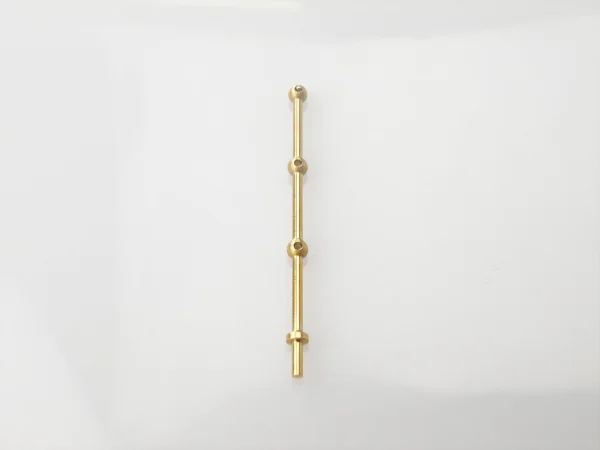3 Hole Stanchion - Brass 35mm (10)