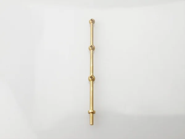 3 Hole Stanchion - Brass 40mm (10)