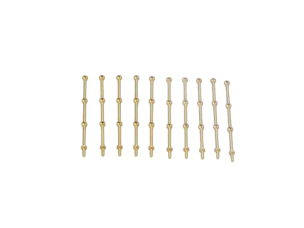3 Hole Stanchion - Brass 40mm (10) — image 1 of 6