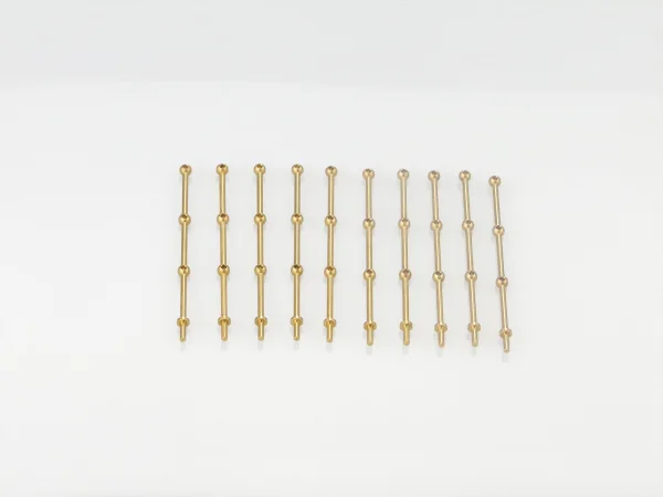 3 Hole Stanchion - Brass 40mm (10)