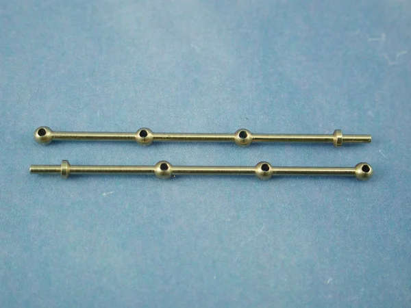 3 Hole Stanchion - Brass 40mm (10)