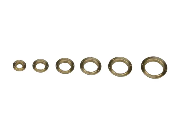 Porthole - 10mm - With 6 Hole Flange - Glazed - 10pk — image 1 of 6