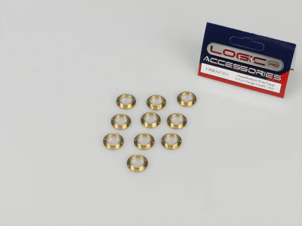 Porthole - 14mm - With 6 Hole Flange - Glazed - 10pk