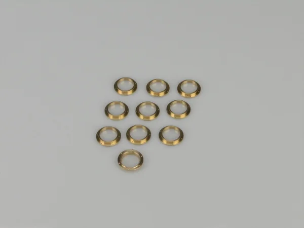 Porthole - 18mm - With 6 Hole Flange - Glazed - 10pk