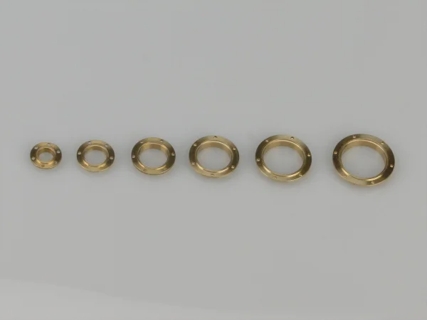 Porthole - 10mm - With 6 Hole Flange - Glazed - 10pk