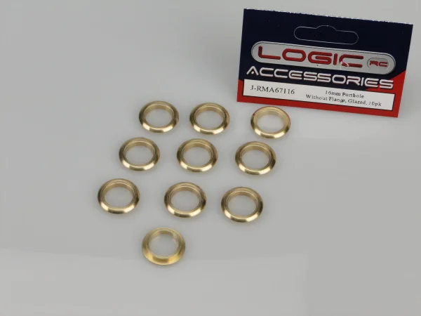 Porthole - 16mm - Without Flange - Glazed - 10pk