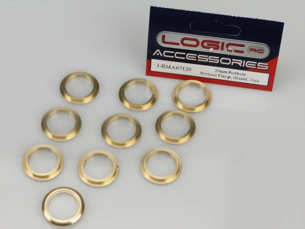 Porthole - 20mm - Without Flange - Glazed - 10pk