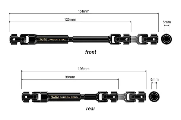 GMade - Junfac Scale GMade R1 Univ Shaft Hardened Steel &mdash; image 5 of 5
