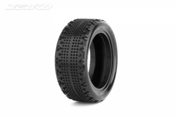 Jetko Challenger 4WD 1:10 2.2 Front Tyres Yellow EOS (2)