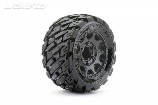 Jetko EX Rockform ST Tyres Mounted on Black 2.8 Wheels (2)