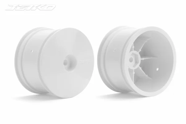 Jetko 1:10 Buggy Wheels - White - Rear (2)