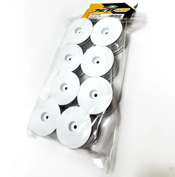 Jetko 1:10 Buggy Wheels - White - 4WD Front (8)