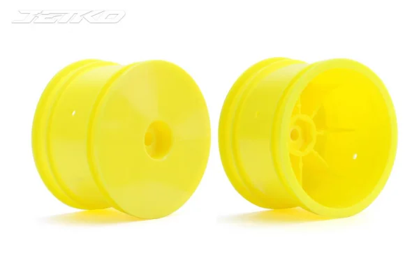 Jetko 1:10 Buggy Wheels - Yellow - Rear (2)