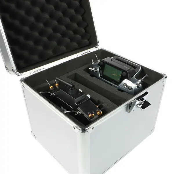 JP Transmitter Case Aluminium (Silver) Face-To-Face Double &mdash; image 2 of 3