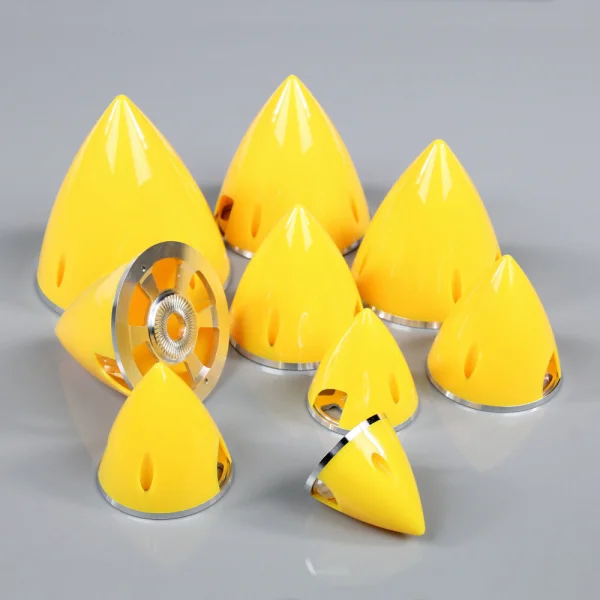 JP 102mm Yellow Spinner (with Aluminium Back Plate)
