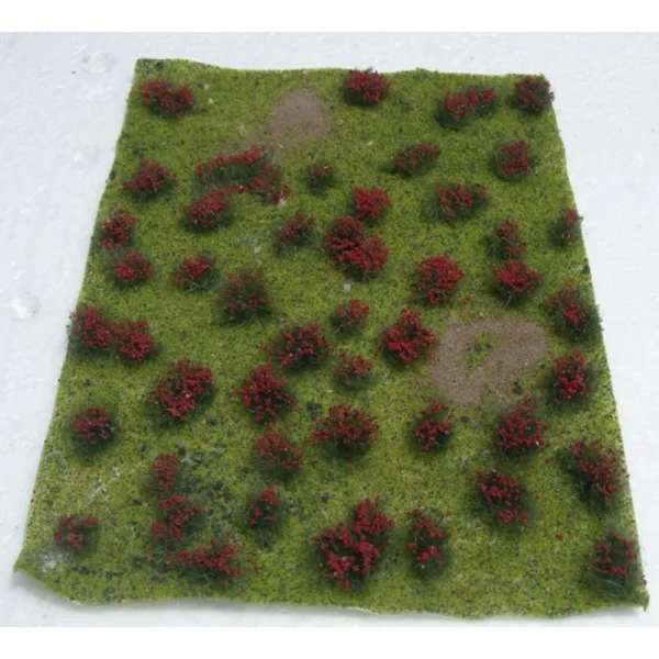 JTT 95604 Flowering Meadow Red, 5 x 7, Sheet