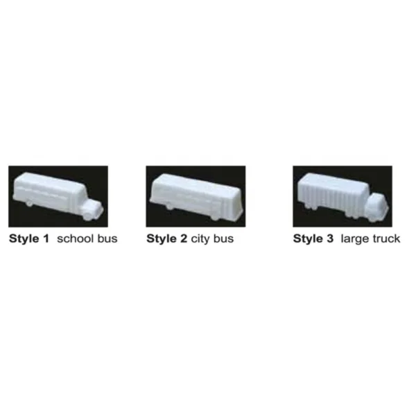 JTT 97007 Buses & Truck, 1:8 1:100 (3 Per Pack)