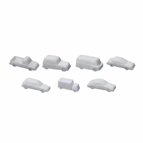 JTT 97010 Mixed Styles, White, 1:8=1 -0 1:100, (7 per pack)