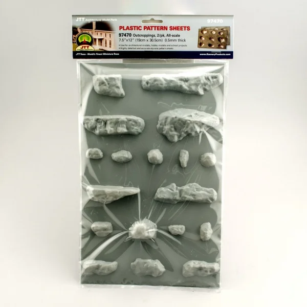 JTT 97470 Outcroppings, All-Scale, (2 per pack)