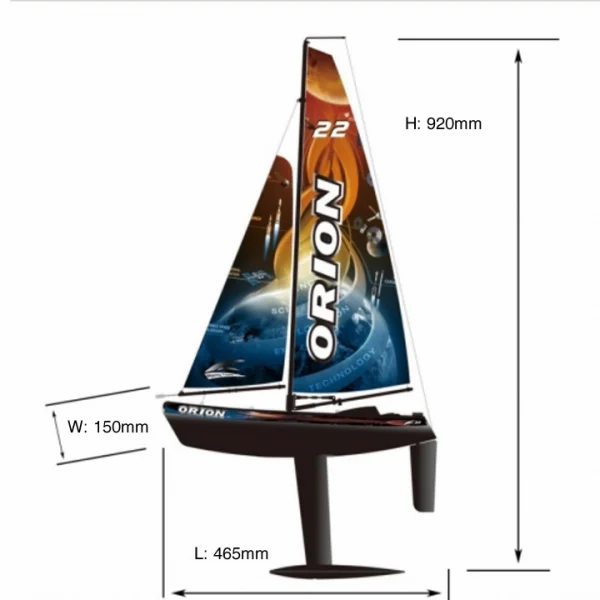 Joysway Orion V2 465mm Sailboat RTR — image 5 of 5