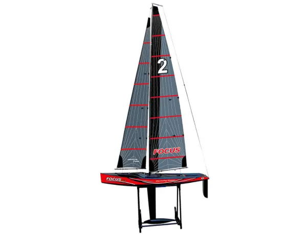 Joysway Focus V3 One Metre Sailboat - RTR Red — image 1 of 6