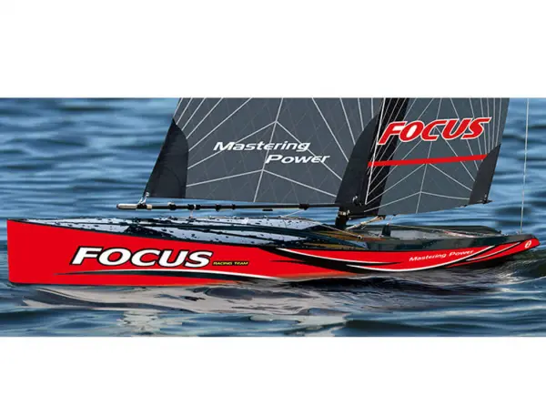 Joysway Focus V3 One Metre Sailboat - RTR Red — image 4 of 6