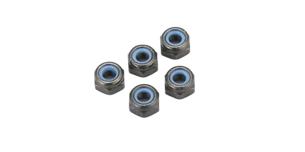 Kyosho Nylon Lock Nuts M3 X3.3 (5) — image 1 of 3
