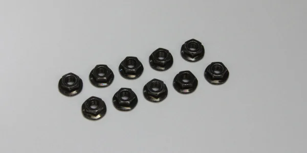 Kyosho Flanged Nuts M3X3.7 (10) — image 1 of 2