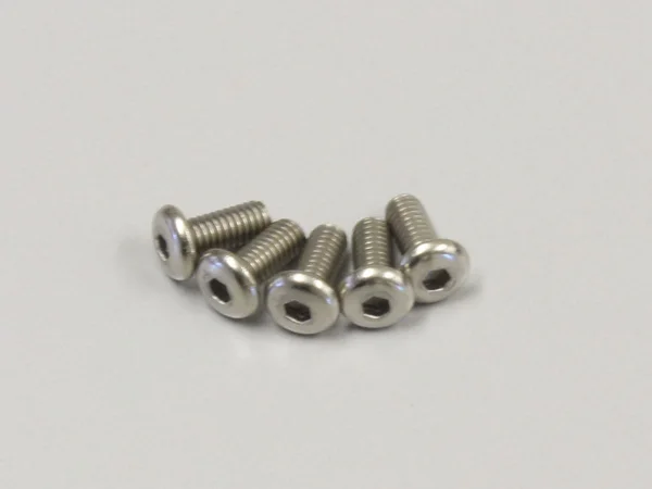 Kyosho Hex Button Screws 2.6X6mm (5) Titanium