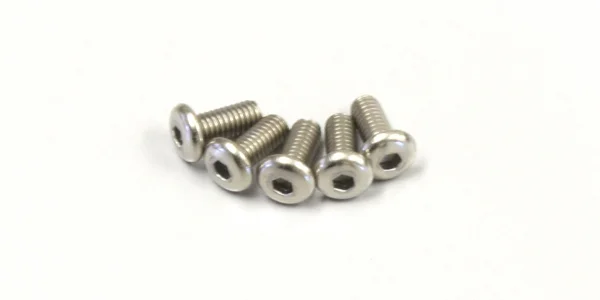 Kyosho Hex Button Screws 2.6X6mm (5) Titanium — image 1 of 8