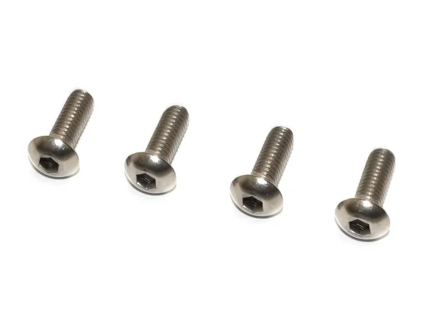 Kyosho Hex Button Screws 4X12mm (6) Titanium — image 1 of 3