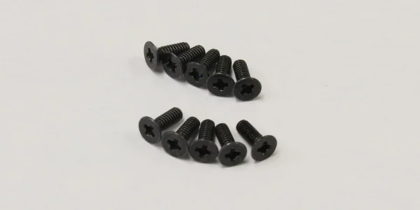 Kyosho Flat Head 2X6mm Metallic Screws (10) — image 1 of 4
