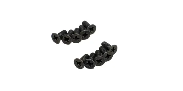 Kyosho Flat Head 3X8mm Metallic Screws (10) — image 1 of 3