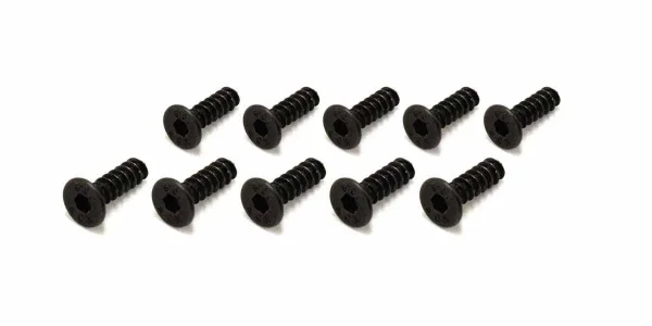 Kyosho TP Hex Flat Head Screws M3x8mm (10)