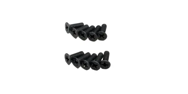 Kyosho Flat Head 3X10mm Metallic Screws (10) — image 1 of 3