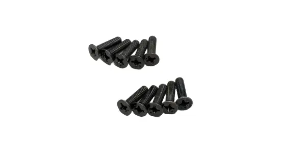 Kyosho Flat Head 3X12mm Metallic Screws (10) — image 1 of 3