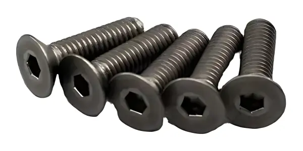 Titan Hex Flat Head Screws M4x15mm (5) Kyosho — image 1 of 2