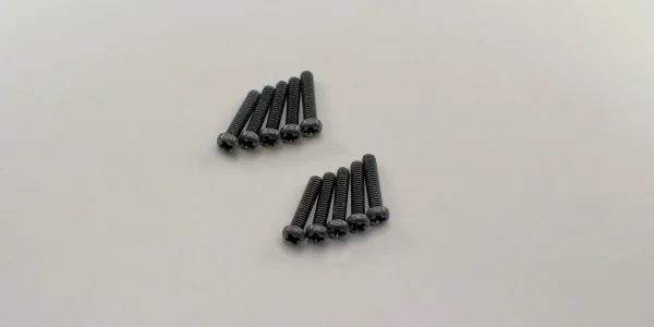 Kyosho Round Head 2X10mm Metallic Screws (10) — image 1 of 2