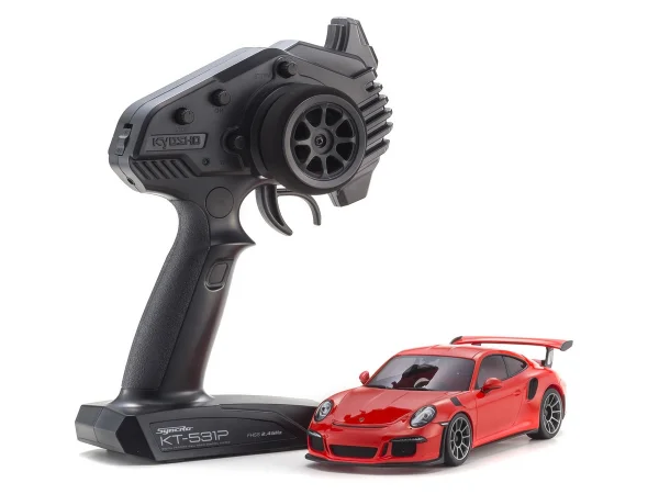 Kyosho Mini-Z MR04 RWD Porsche 911 GT3 RS Orange (N-RM/KT531P) — image 1 of 6