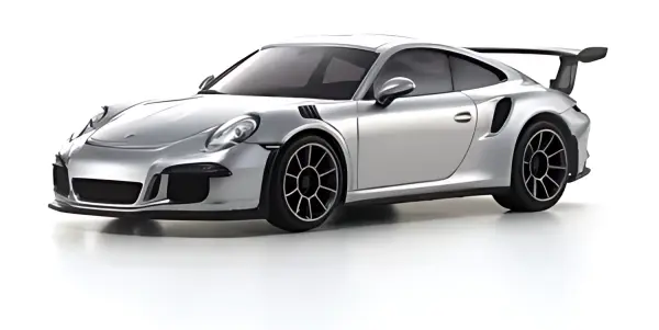 Kyosho Mini-Z MR04 RWD Porsche 911 GT3 RS Silver (N-RM/KT531P) — image 1 of 5