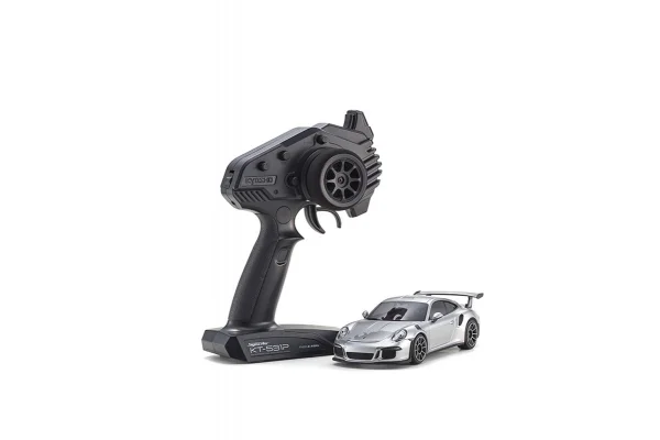 Kyosho Mini-Z MR04 RWD Porsche 911 GT3 RS Silver (N-RM/KT531P) — image 4 of 4