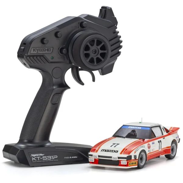Kyosho Mini-Z MR04 RWD Mazda Savanna RX-7 Daytona 79 No.77 (N-MM2/KT) — image 1 of 6