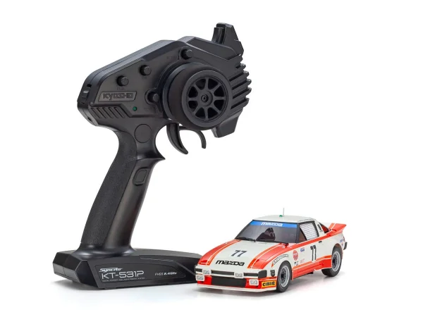 Kyosho Mini-Z MR04 RWD Mazda Savanna RX-7 Daytona 79 No.77 (N-MM2/KT) — image 6 of 6