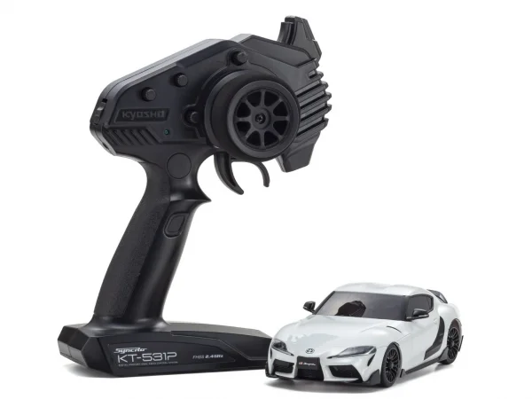 Kyosho Mini-Z MR04 RWD Toyota GR Supra TRD Aero White Metal (N-MM2) — image 9 of 9