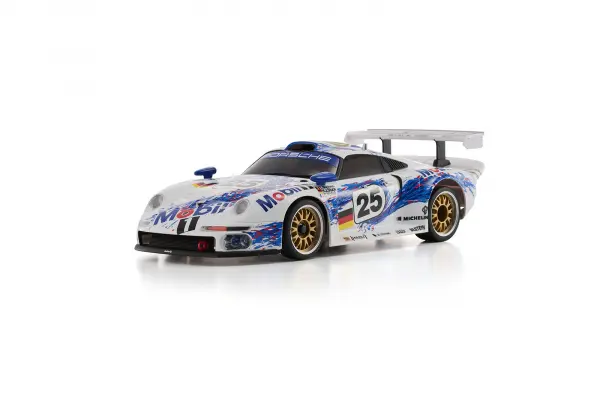 Kyosho Mini-Z MR04 RWD Porsche 911 GT1 1996 Mobil1 #25 (W-RM) — image 3 of 6