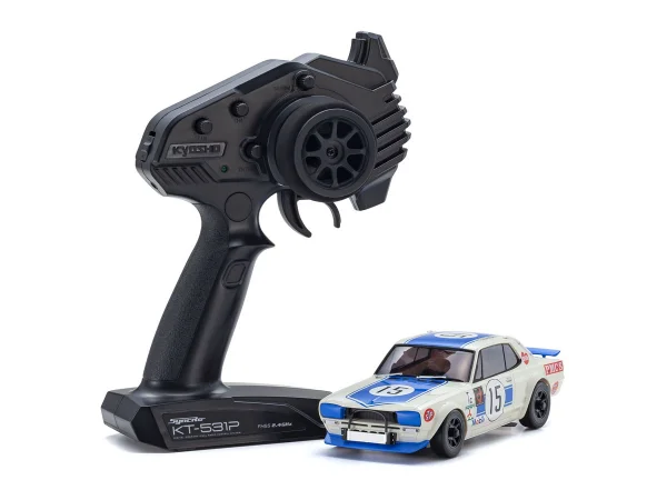 Kyosho Mini-Z AWD Skyline 2000GT-R KPGC10 Racing 72 Blue No15 (MA020/KT531P) — image 1 of 5