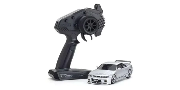 Kyosho Mini-Z AWD Nissan Skyline GT-R R33 Nismo Silver (MA020N-L) &mdash; image 2 of 6
