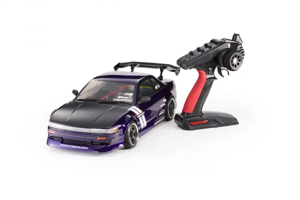 Kyosho Fazer D2 Nissan Silvia S13 Tuned Purple 1:10 Drift Readyset — image 6 of 10