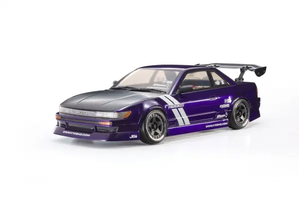 Kyosho Fazer D2 Nissan Silvia S13 Tuned Purple 1:10 Drift Readyset — image 5 of 10